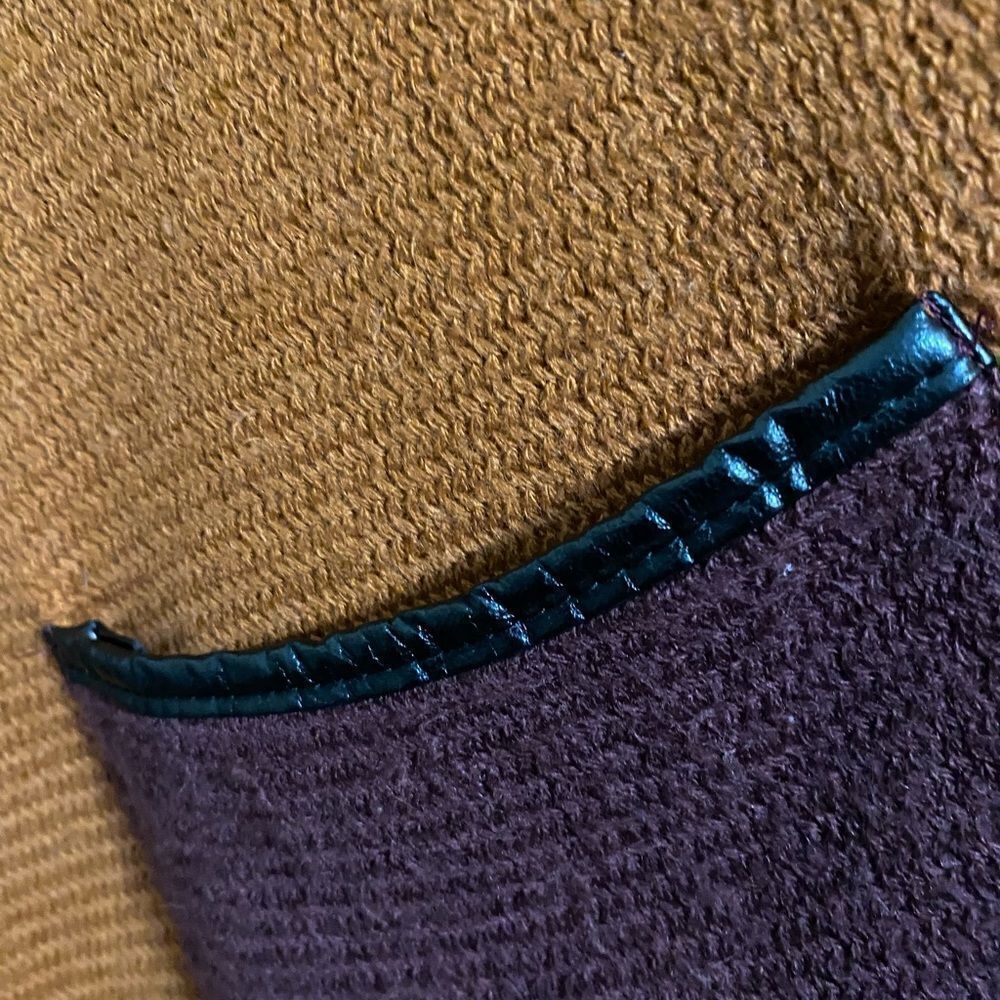 OSFM Multi Fall Color Wrap Sweater With Pockets One Size - Picture 3 of 8